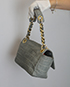 Bolso Al Hombro Efecto Cocodrilo, vista lateral